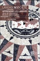 Couverture du livre « Langage et societe, n 157/troisieme trimestre 2016. apprendre » de Bemporad Chiara aux éditions Maison Des Sciences De L'homme