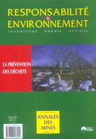 Couverture du livre « Responsabilite et environnement n 39-2005 » de  aux éditions Eska