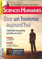 Couverture du livre « Sciences humaines n 313 - etre un homme aujourd'hui - mars 2019 » de  aux éditions Sciences Humaines