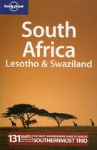 Couverture du livre « South Africa ; Lesotho & Swaziland » de James Bainbridge aux éditions Lonely Planet France