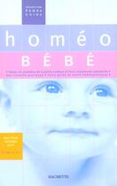 Couverture du livre « Homeo Bebe » de Thierry Joly aux éditions Hachette Pratique
