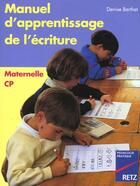 Couverture du livre « Manuel apprent ecrit mat cp » de Denise Berthet aux éditions Retz