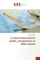 Couverture du livre « Le droit international public, perspectives et defis actuels » de Bogdan-A aux éditions Editions Universitaires Europeennes