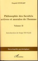 Couverture du livre « Philosophie des facultés actives et morales de l'homme t.2 » de Dugald Stewart aux éditions Editions L'harmattan