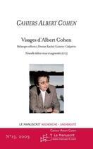 Couverture du livre « Visages d'Albert Cohen » de  aux éditions Le Manuscrit