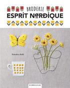 Couverture du livre « Broderie esprit nordique » de Kazuko Aoki aux éditions De Saxe