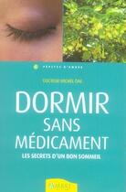 Couverture du livre « Dormir sans médicament » de Dae aux éditions Ambre