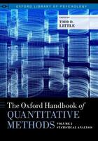 Couverture du livre « The Oxford Handbook of Quantitative Methods, Vol. 2: Statistical Analy » de Todd D Little aux éditions Oxford University Press Usa