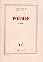 Couverture du livre « Poèmes ; 1916-1955 » de Jean Cocteau aux éditions Gallimard