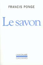 Couverture du livre « Le savon » de Francis Ponge aux éditions Gallimard (patrimoine Numerise)