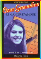 Couverture du livre « Le cahier d'amour » de Hoestlandt J aux éditions Bayard Jeunesse