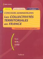 Couverture du livre « Les Collectivites Territoriales En France » de Pierre Chapsal aux éditions Vuibert