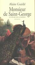 Couverture du livre « Monsieur de Saint-George » de Alain Guede aux éditions Actes Sud