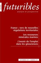 Couverture du livre « France : vers de nouvelles régulations territoriales » de Vanier/Lorens aux éditions Futuribles