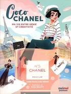 Couverture du livre « Coco Chanel ; ma vie entre génie et créativité » de Anne-Francoise Perri aux éditions Nuinui Jeunesse
