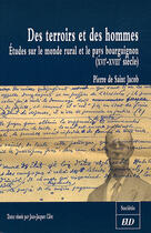 Couverture du livre « Des terroirs et des hommes » de De Saint Jacob aux éditions Pu De Dijon