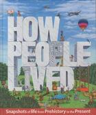 Couverture du livre « How people lived » de  aux éditions Dk Children