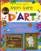 Couverture du livre « Mon livre d'art ; tableaux célèbres » de Rosie Dickins aux éditions Usborne