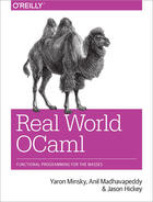 Couverture du livre « Real World OCaml » de Yaron Minsky aux éditions O`reilly Media
