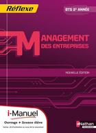 Couverture du livre « Management des entreprises bts 2 (pochette reflexe) licence numerique eleve i-manuel+ouvrage papier » de Chacon Benito/Gillet aux éditions Nathan