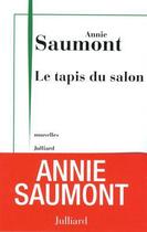 Couverture du livre « Mort d'un poisson rouge » de Annie Saumont aux éditions Julliard