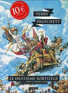 Couverture du livre « Les Annales du Disque-Monde Tome 2 : le huitième sortilège » de Terry Pratchett aux éditions L'atalante