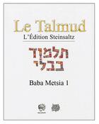 Couverture du livre « Le Talmud ; l'édition Steinsaltz ; guide et lexique » de Adin Steinsaltz aux éditions Biblieurope