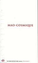 Couverture du livre « Mao-cosmique » de  aux éditions Van Dieren
