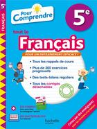 Couverture du livre « Pour comprendre francais 5e » de Lisle Isabelle aux éditions Hachette Education