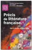 Couverture du livre « Précis de littérature française (2e édition) » de Daniel Bergez aux éditions Armand Colin