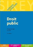 Couverture du livre « Droit public (15e édition) » de Guy Siat et Philippe Georges aux éditions Sirey