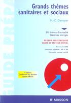 Couverture du livre « Grands Themes Sanitaires Et Sociaux » de Marie-Christine Denoyer aux éditions Elsevier-masson