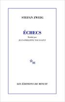 Couverture du livre « Échecs » de Stefan Zweig aux éditions Minuit