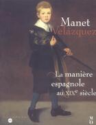 Couverture du livre « Manet-velazquez maniere espag » de  aux éditions Reunion Des Musees Nationaux