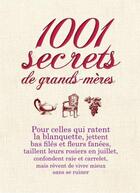 Couverture du livre « 1001 secrets de grands-mères » de Sylvie Josset aux éditions Prat