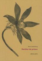 Couverture du livre « Herbier de prison (1915 - 1918) » de Rosa Luxemburg aux éditions Heros Limite