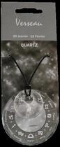 Couverture du livre « Pendentif pierre ronde percee - verseau - quartz » de  aux éditions Dg-exodif