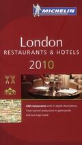 Couverture du livre « Guide rouge Michelin ; London ; restaurants & hotels (édition 2010) » de Collectif Michelin aux éditions Michelin