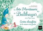 Couverture du livre « Le loto Montessori de Balthazar et de Pépin aussi » de Marie-Helene Place et Caroline Fontaine-Riquier aux éditions Hatier