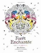 Couverture du livre « Forêt enchantée » de Johanna Basford aux éditions Marabout