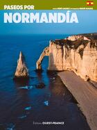 Couverture du livre « Promenades en Normandie » de Rene Gaudez et Herve Hughes aux éditions Ouest France