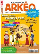 Couverture du livre « Arkeo junior n 264 special jeux et bd - juillet/aout 2018 » de  aux éditions Arkeo Junior