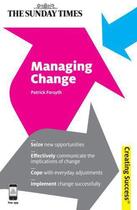Couverture du livre « Managing Change » de Patrick Forsyth aux éditions Kogan Page Digital