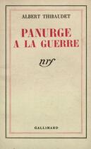 Couverture du livre « Panurge a la guerre » de Albert Thibaudet aux éditions Gallimard (patrimoine Numerise)