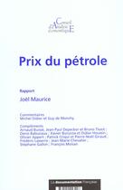 Couverture du livre « Prix du gaz et prix du petrole » de  aux éditions Documentation Francaise