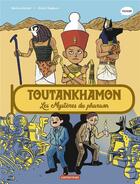 Couverture du livre « Toutankhamon : les mystères du pharaon » de Beatrice Bottet et Dimitri Zegboro aux éditions Casterman