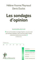 Couverture du livre « Les sondages d'opinion » de Helene-Yvonne Meynaud aux éditions La Decouverte