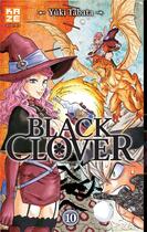 Couverture du livre « Black Clover Tome 10 » de Yuki Tabata aux éditions Crunchyroll