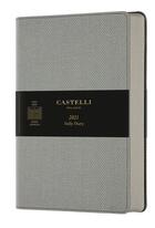 Couverture du livre « Agenda journalier grand format harris gris » de Castelli aux éditions Castelli Milano