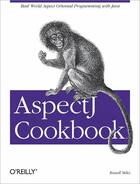 Couverture du livre « Aspectj cookbook » de Russell Miles aux éditions O'reilly Media